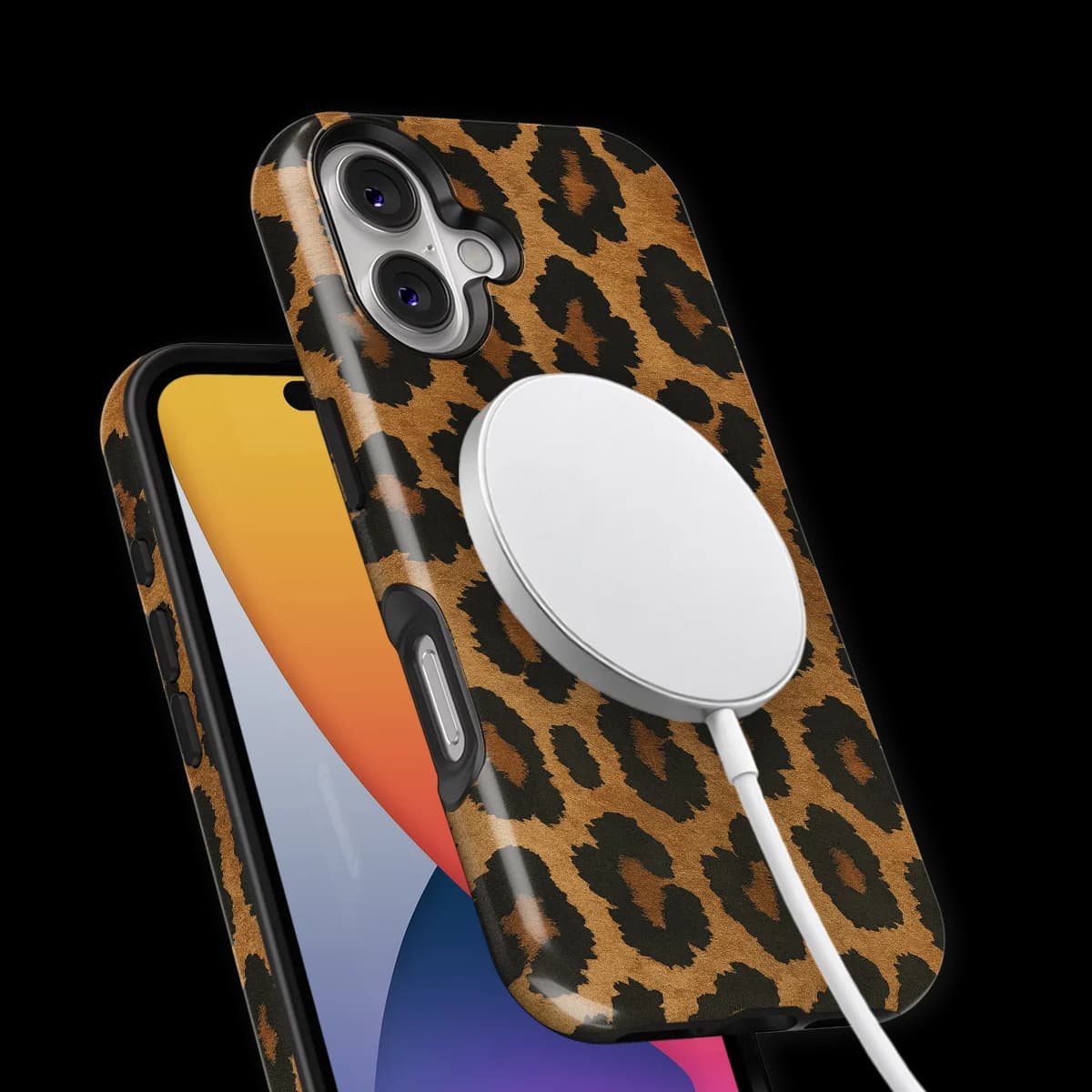 Animals - Leopard Dark - Multicolor for iPhone 16