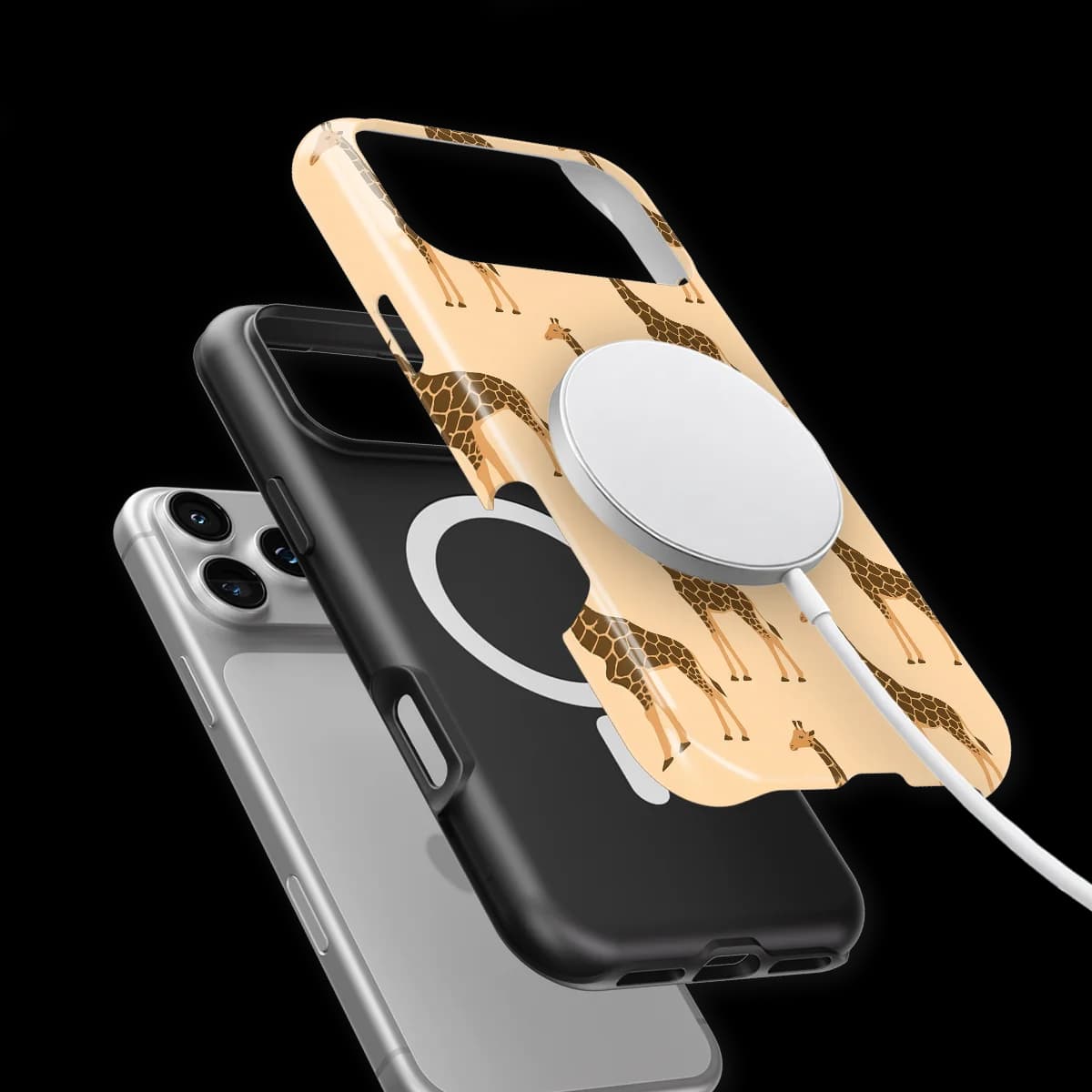 Animals - Giraffe - Beige/Yellow for iPhone 17 Pro