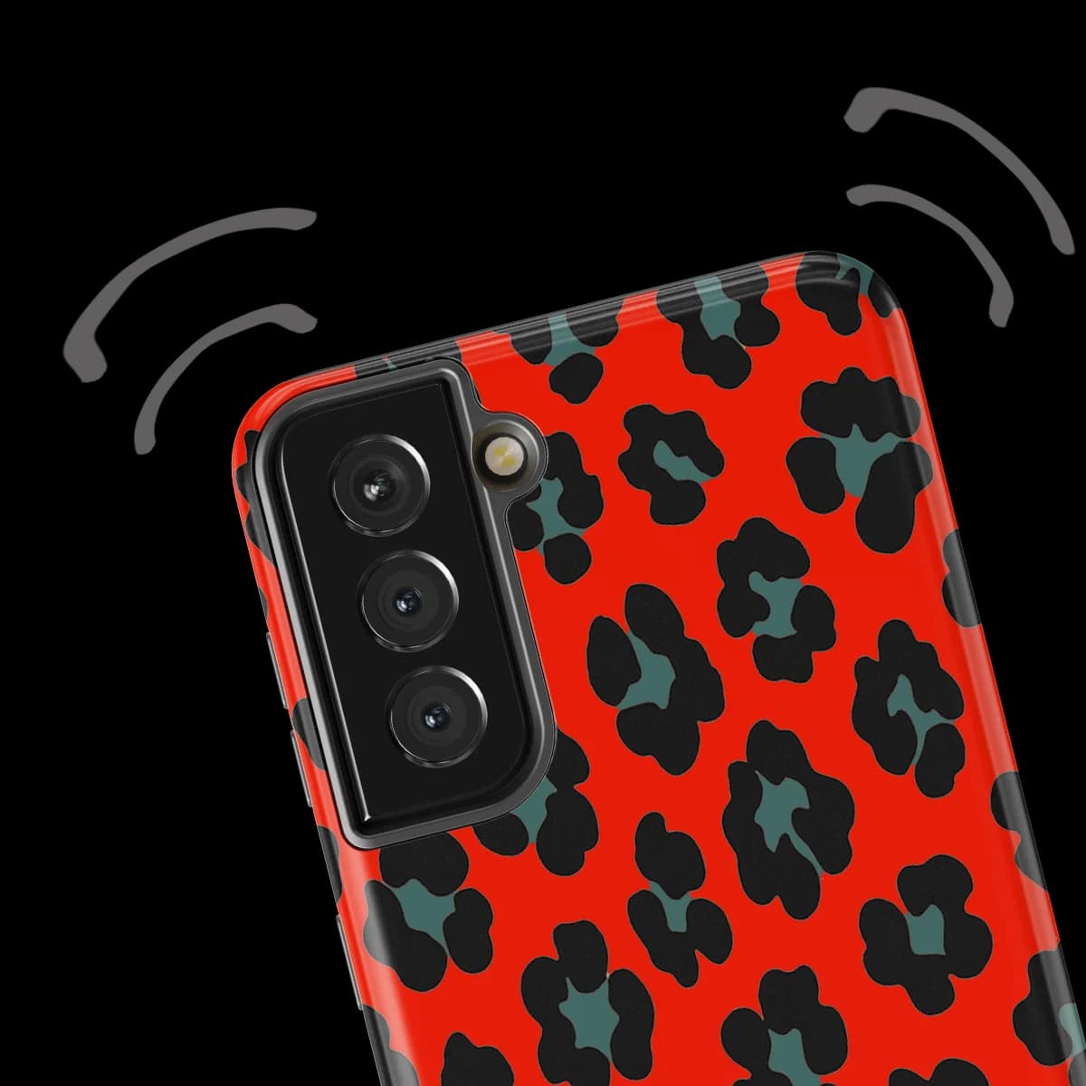Animals - Jungle Blaze - Red/Blue for Galaxy S21 FE