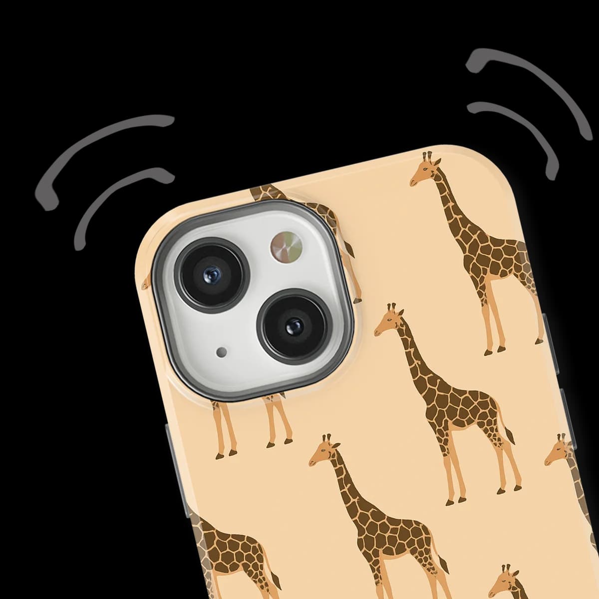 Animals - Giraffe - Beige/Yellow for iPhone 12