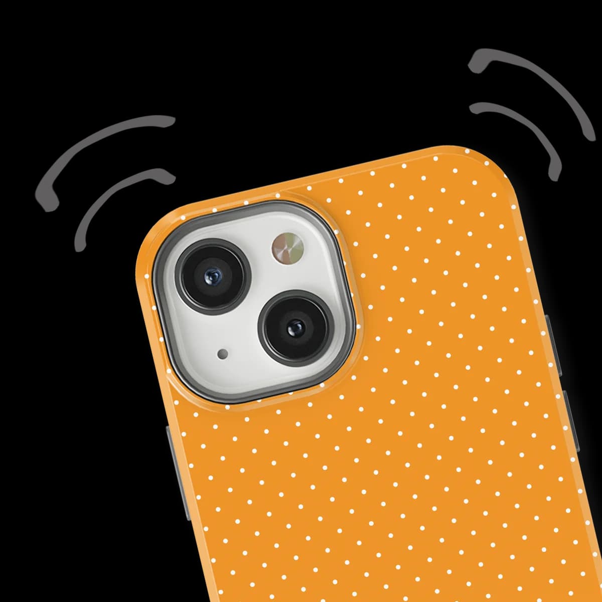 Micro Polka - Golden Glow - Yellow for iPhone 12