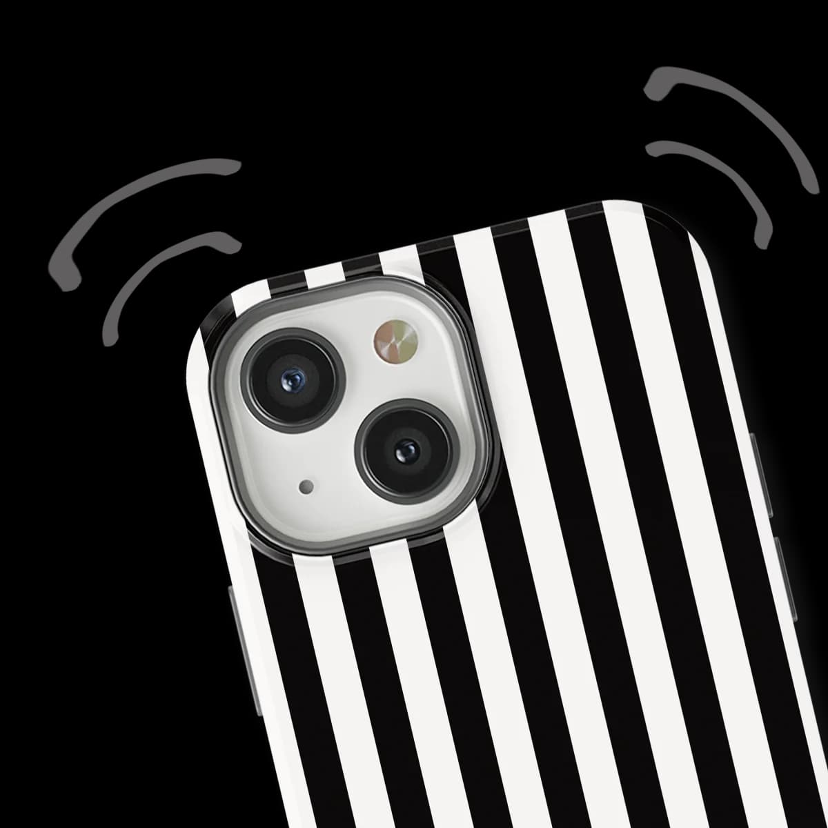 Stripes - Piano Lane - Black/White/Multicolor for iPhone 12 Mini