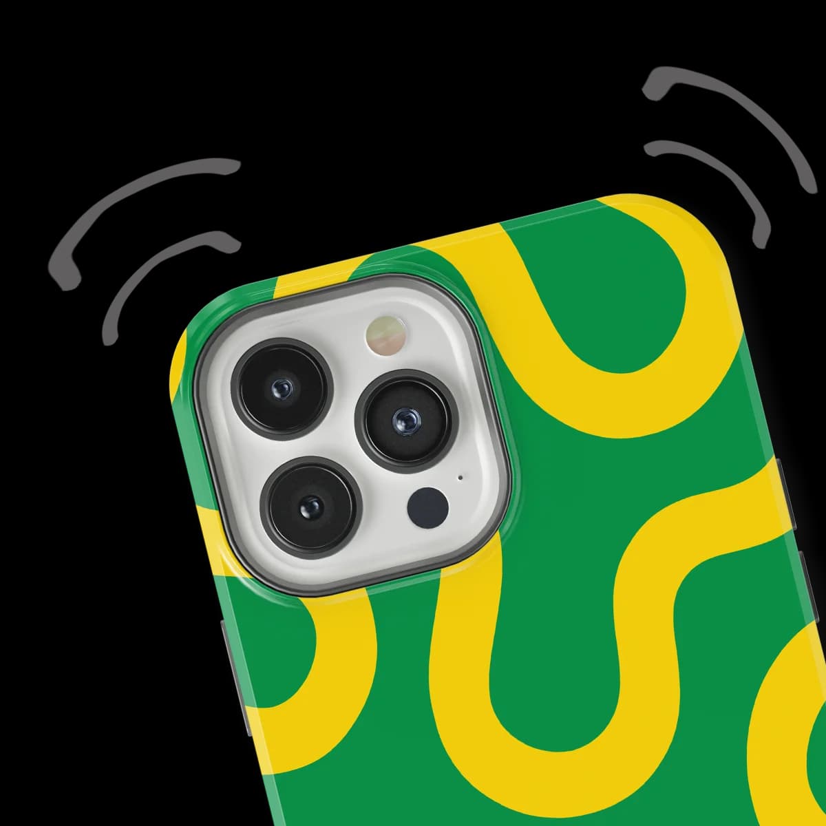 Motion Flow - Reggae Flow - Green/Yellow for iPhone 12 Pro