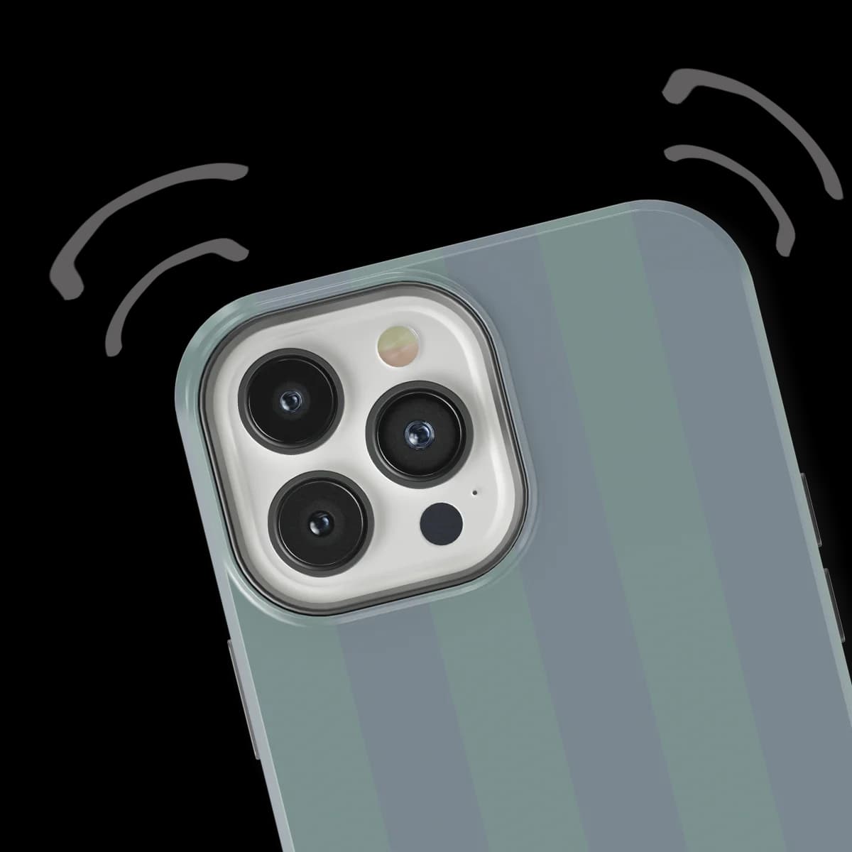 Stripes - Blue Mojito - Blue/Green/Multicolor for iPhone 12 Pro