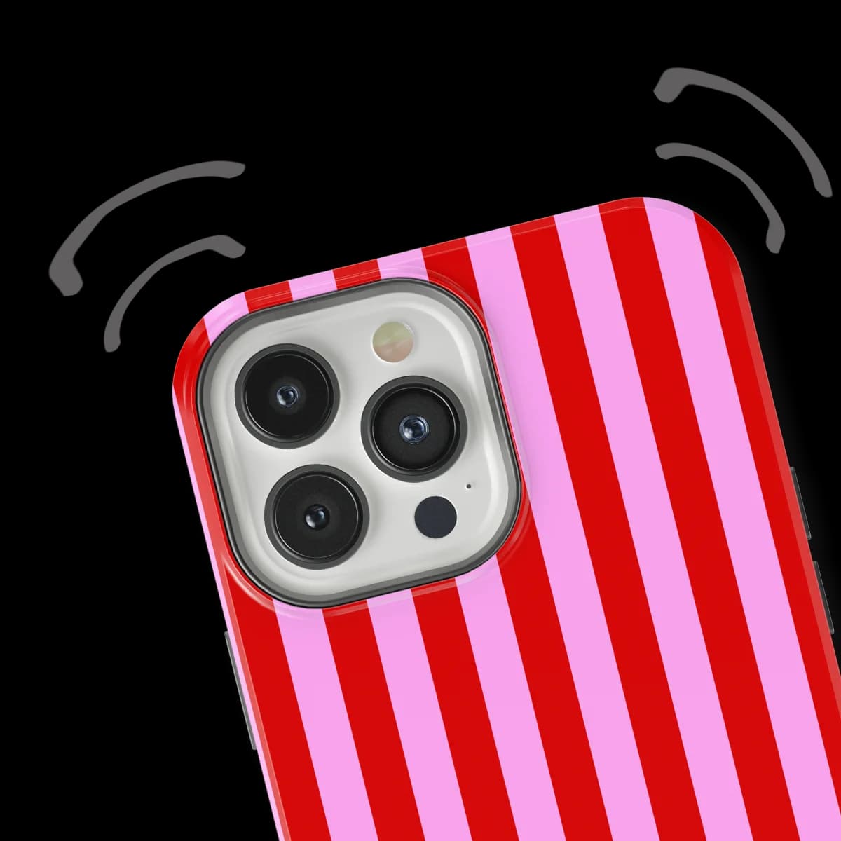 Stripes - Candy Stripes - Red/Pink/Multicolor for iPhone 12 Pro
