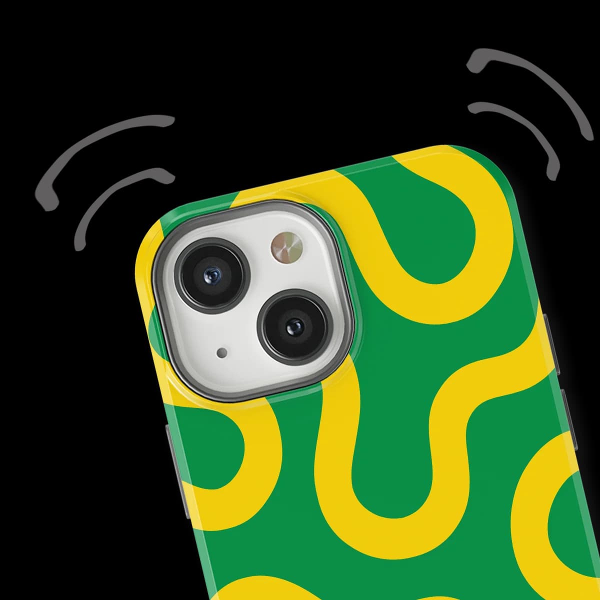 Motion Flow - Reggae Flow - Green/Yellow for iPhone 13