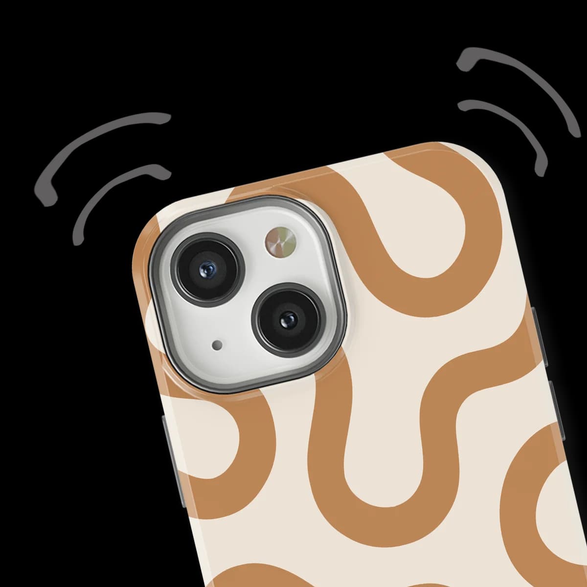Motion Flow - Warm Whisper - White/Brown for iPhone 13