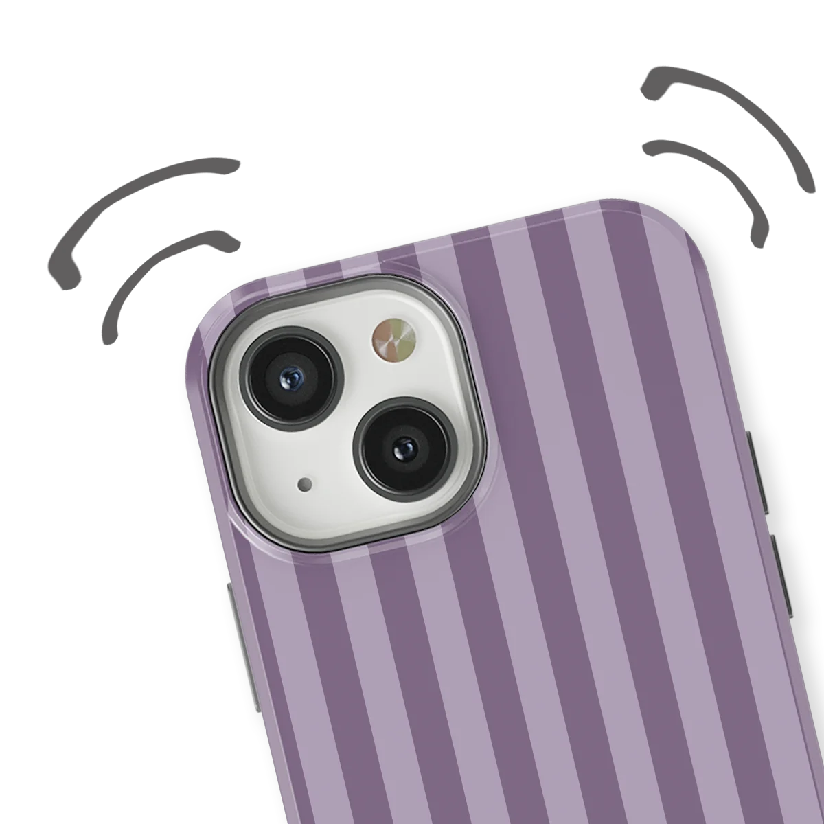 Stripes - Lavender Beam - Purple for iPhone 13