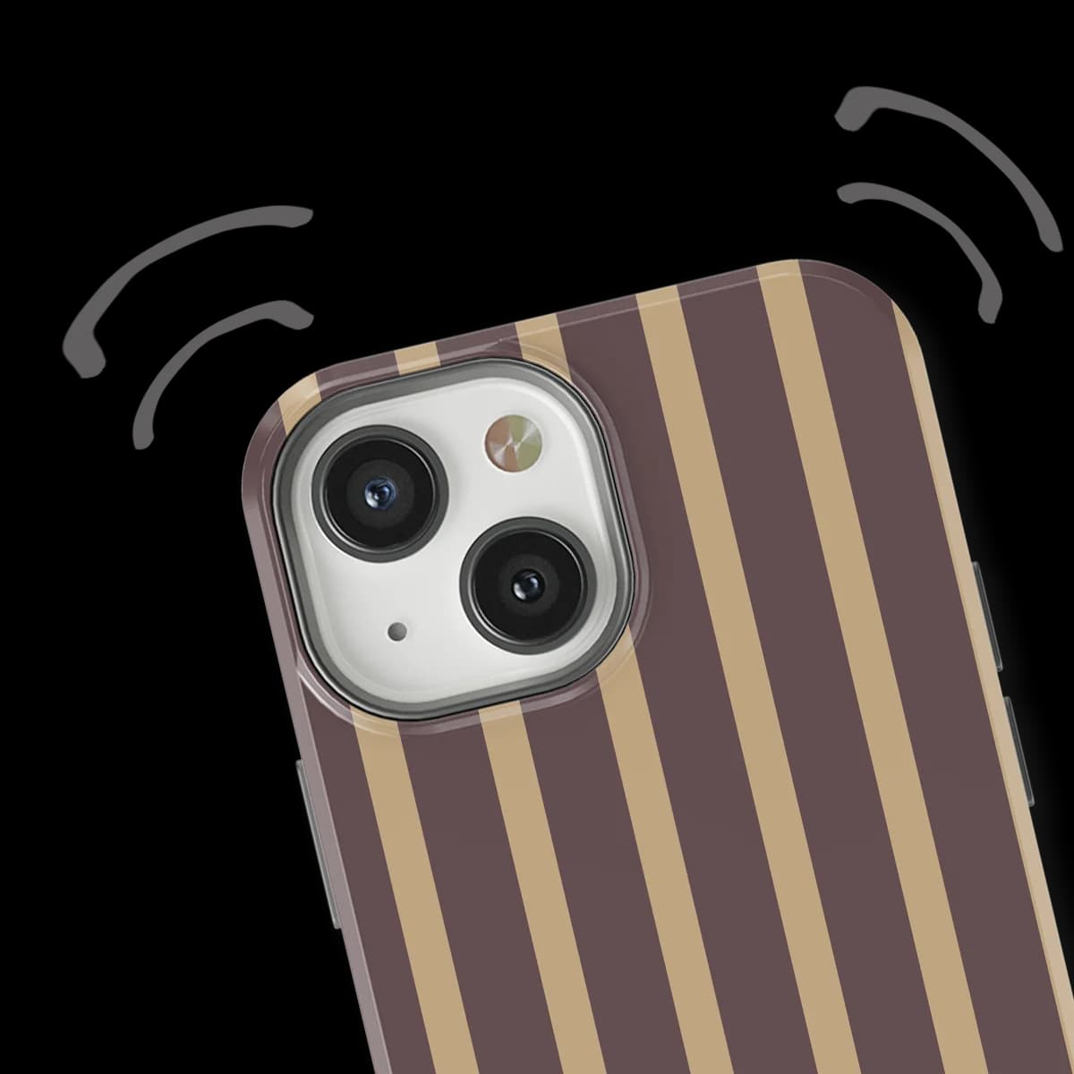 Stripes - Velvet Praline - Purple/Brown/Multicolor for iPhone 13