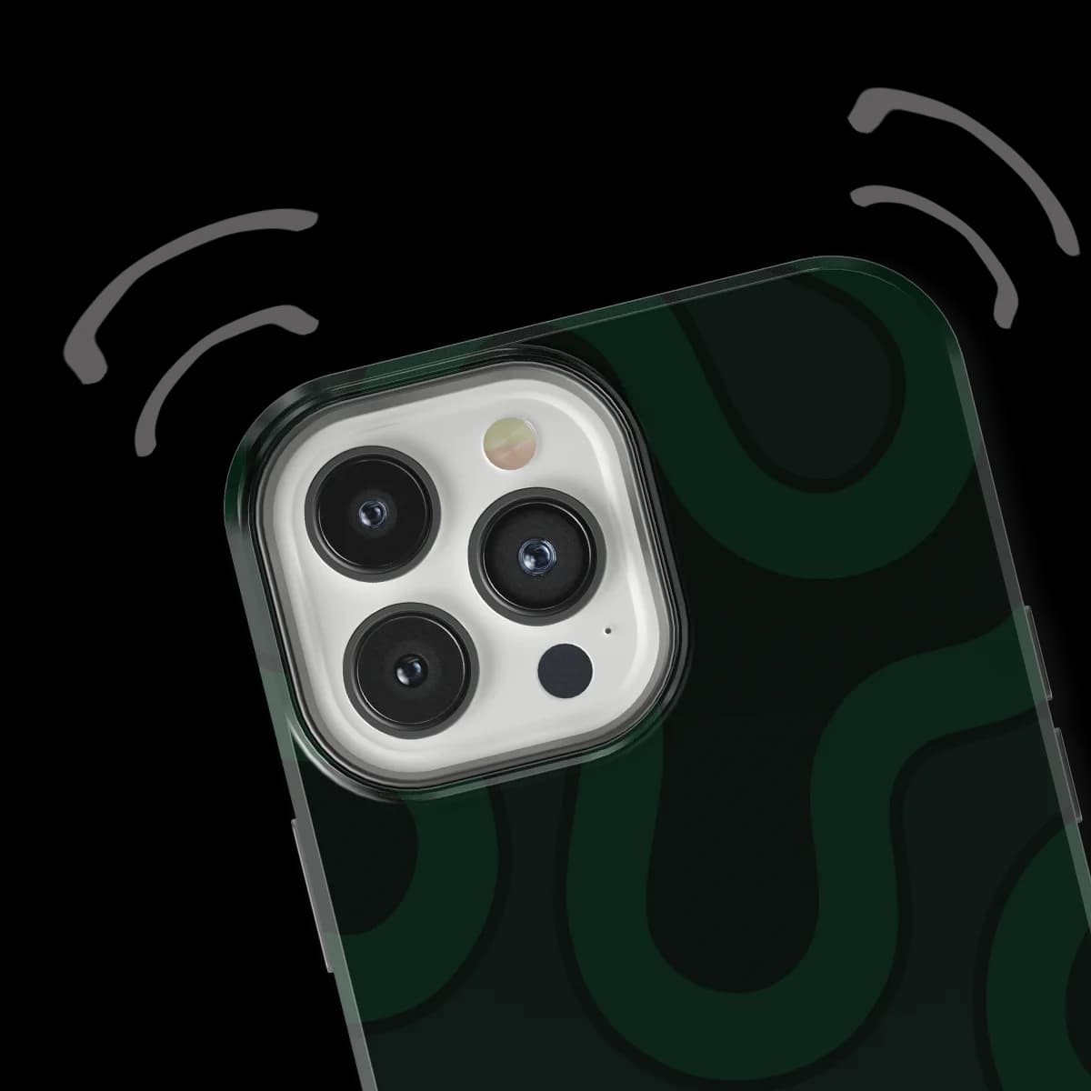 Motion Flow - Dark Drift - Black/Green for iPhone 13 Pro