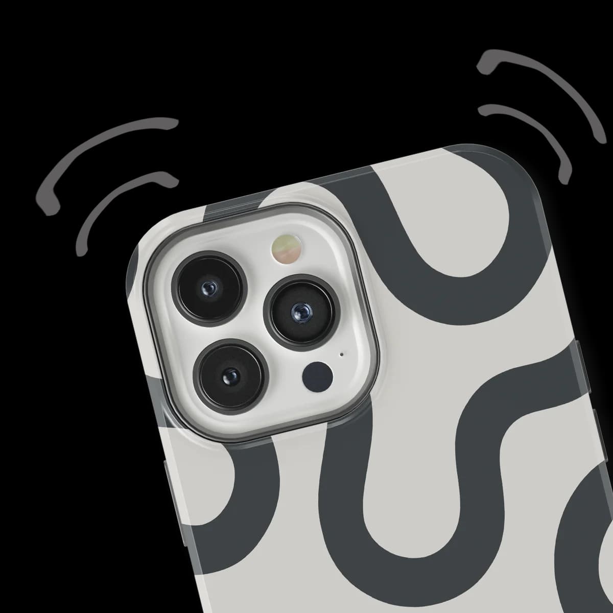 Motion Flow - Graphite Glide - White/Grey for iPhone 13 Pro