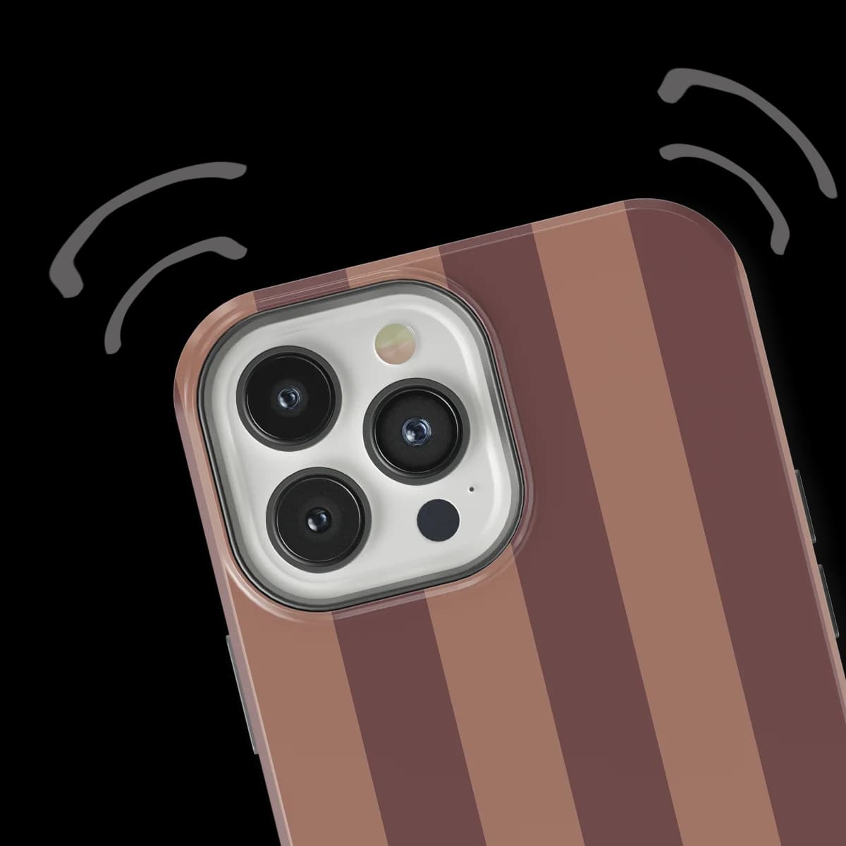 Stripes - Burgundy Rush - Purple/Brown/Multicolor for iPhone 13 Pro