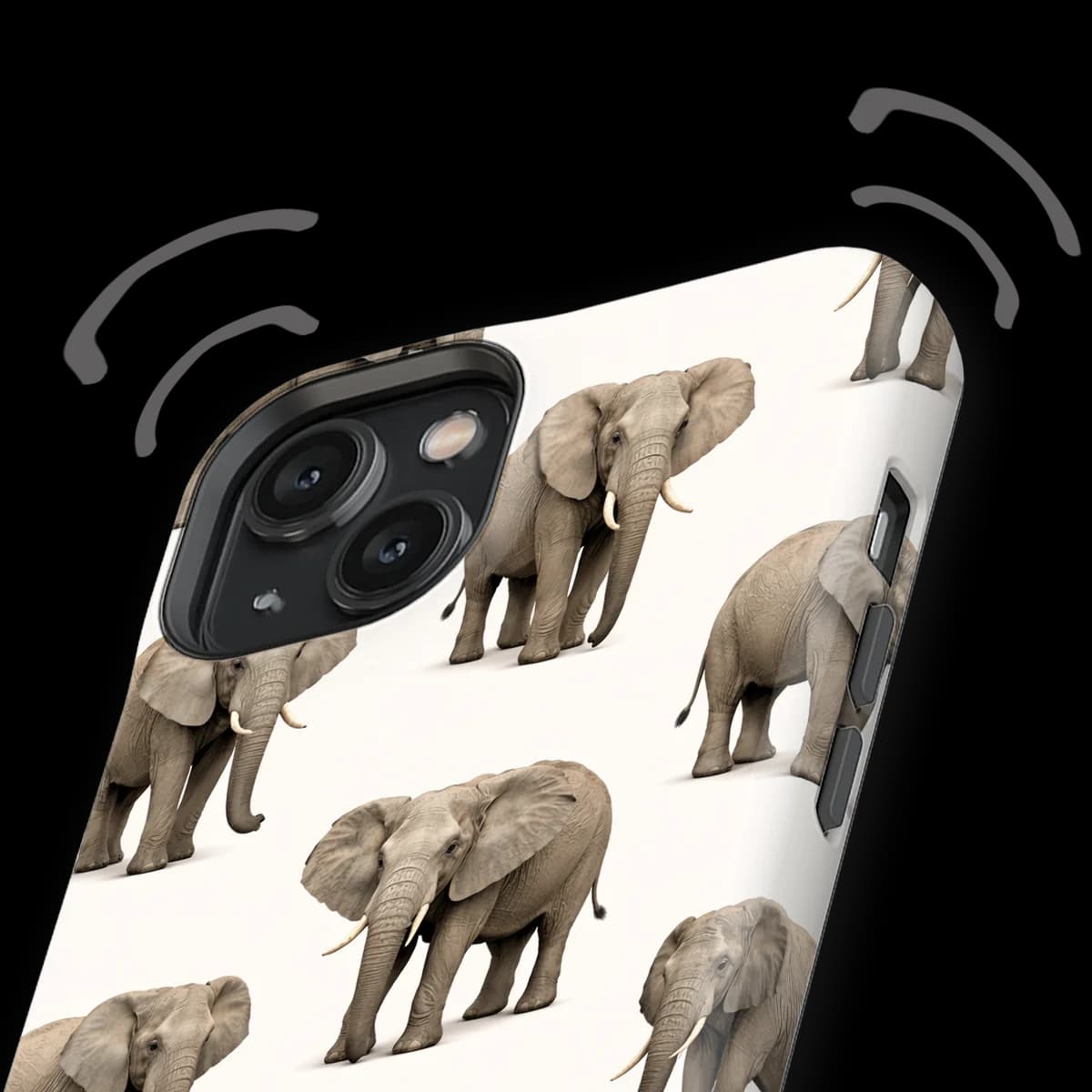 Safari - Olifant - White/Grey for iPhone 14