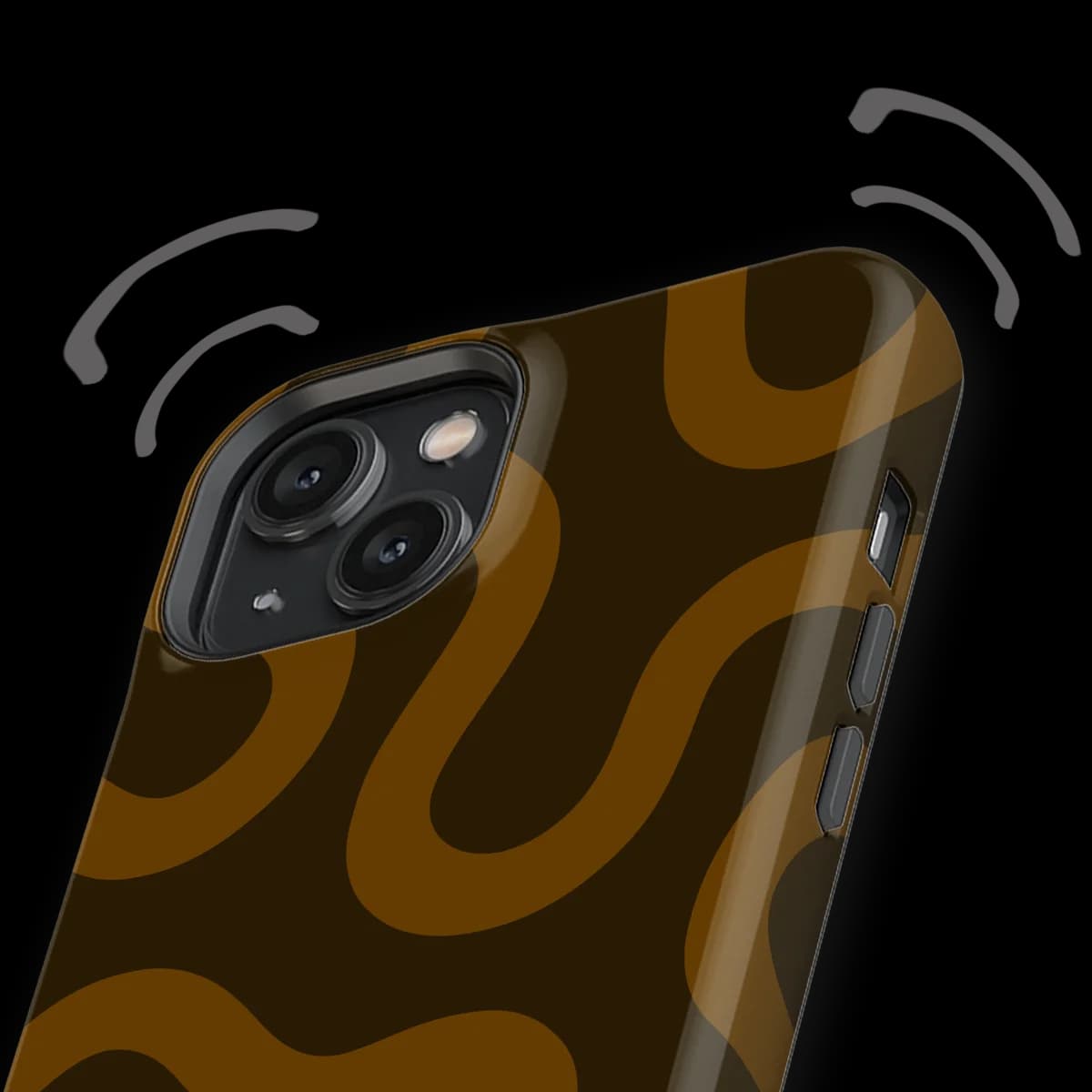 Motion Flow - Fluid Roots - Brown/Orange for iPhone 14 Plus