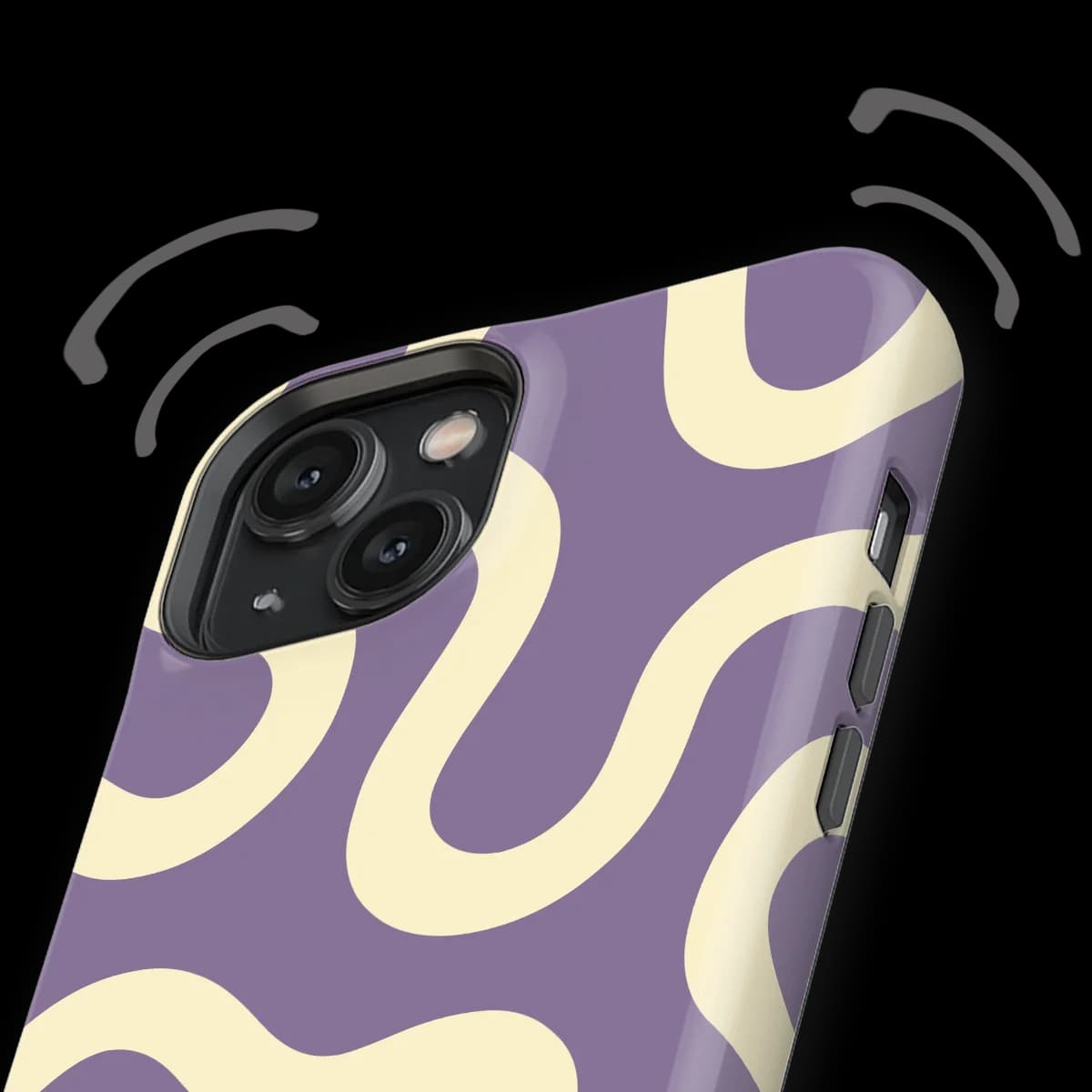 Motion Flow - Pastel Path - White/Purple for iPhone 14 Plus