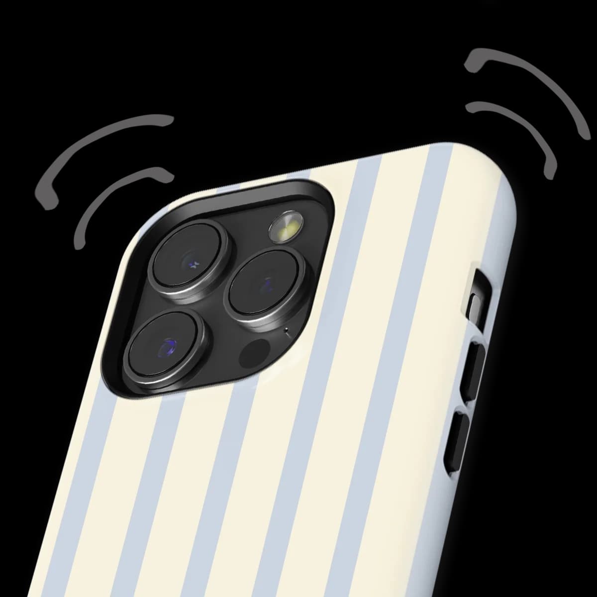 Stripes - Sunday Shore - Beige/Blue/Multicolor for iPhone 14 Pro