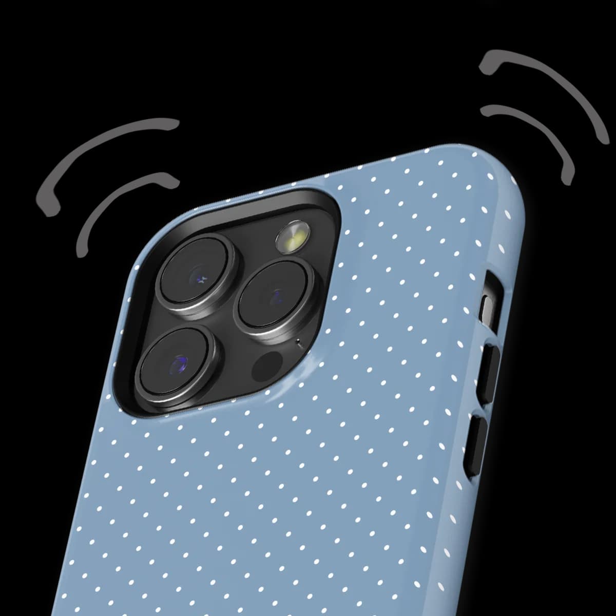 Micro Polka - Sky Spark - Blue for iPhone 15 Pro Max