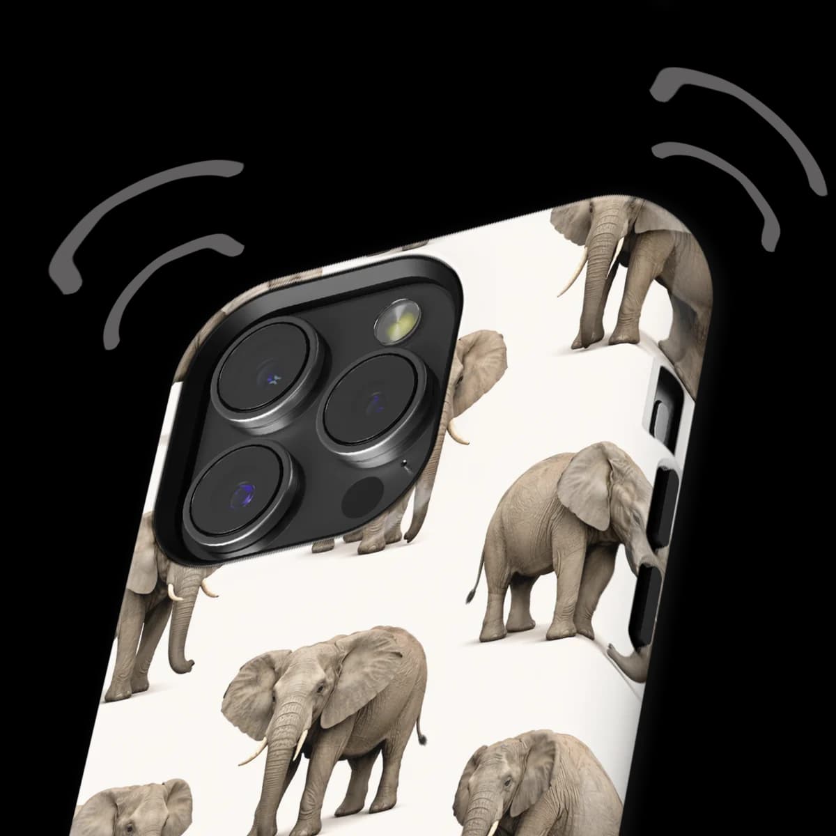 Safari - Olifant - White/Grey for iPhone 15 Pro Max