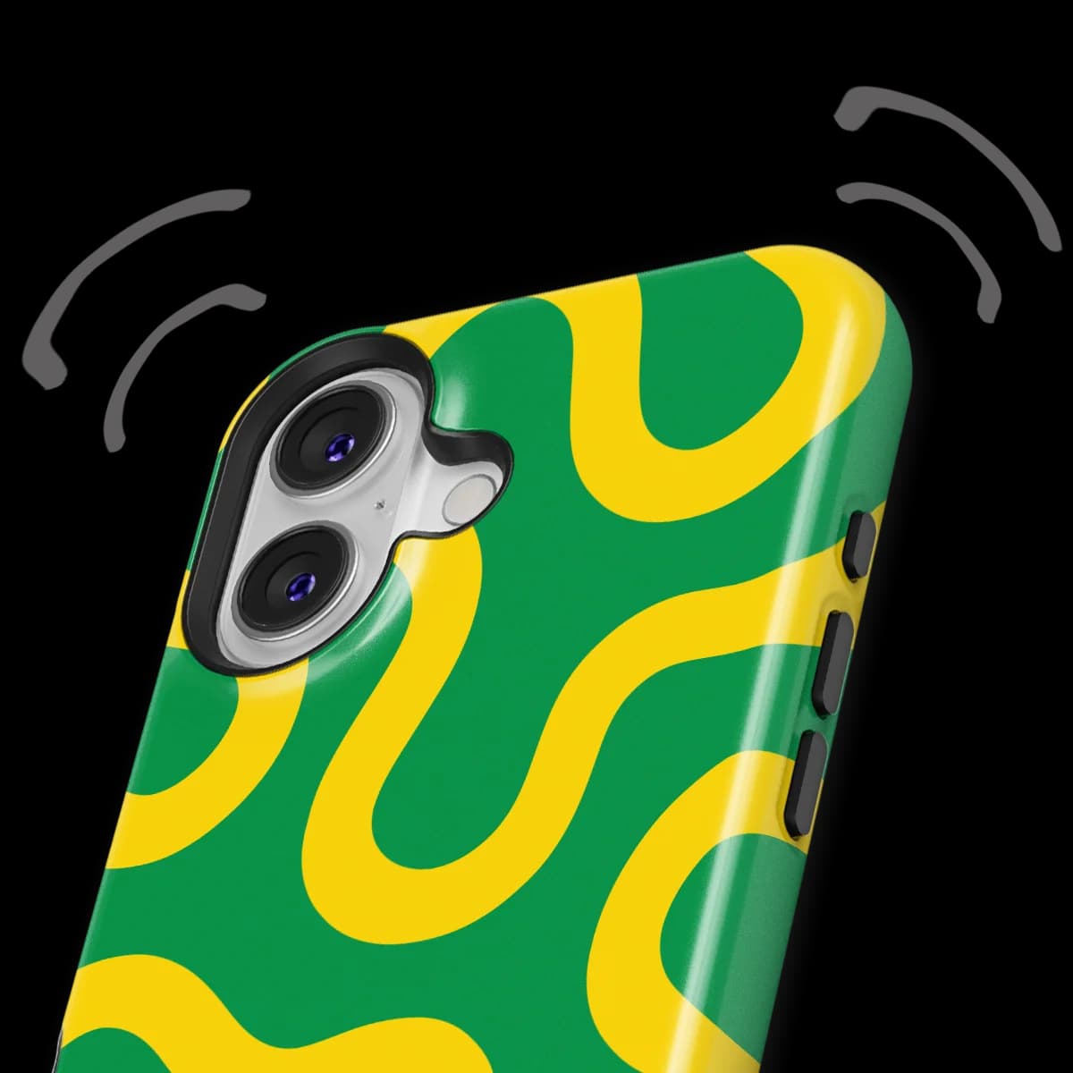 Motion Flow - Reggae Flow - Green/Yellow for iPhone 16