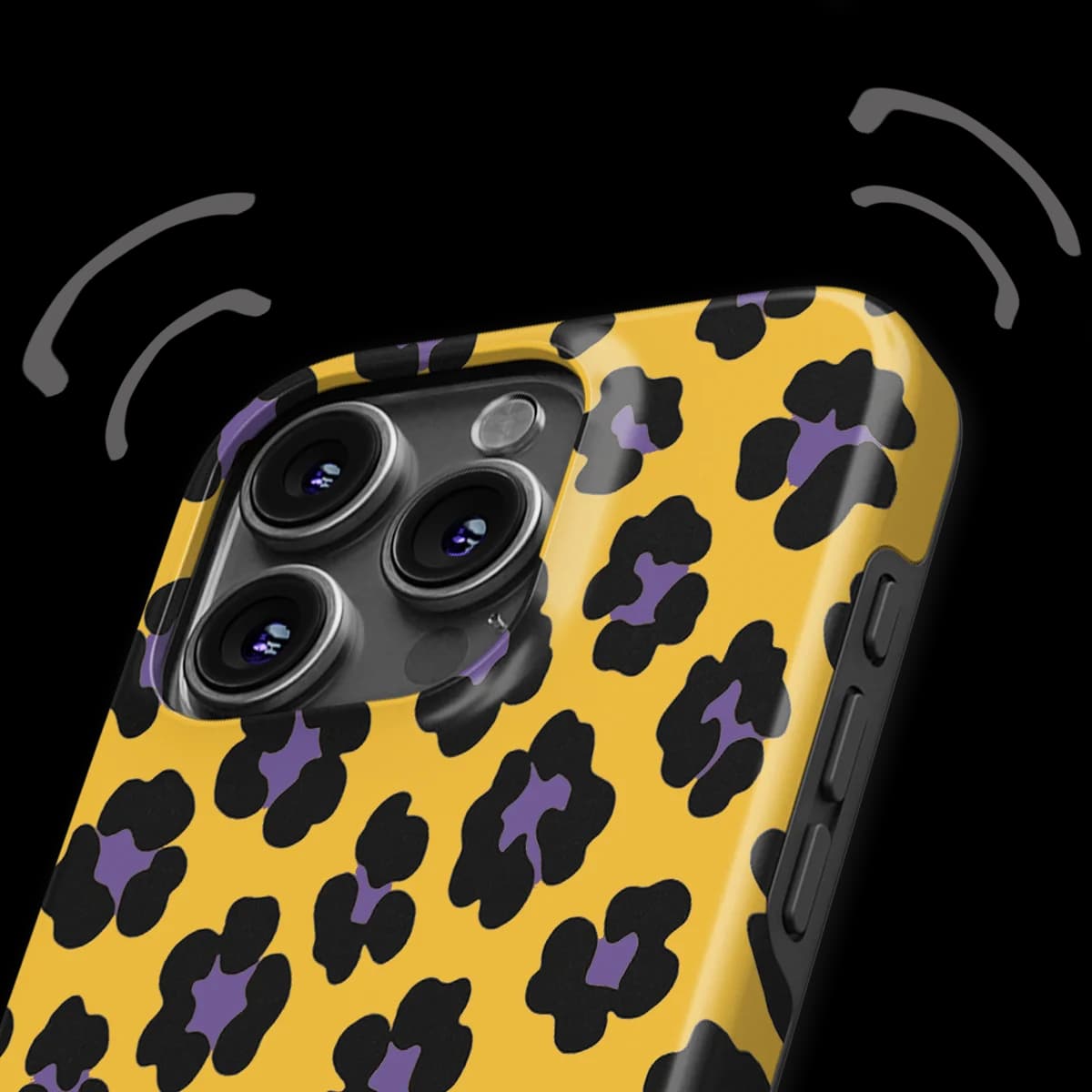 Animals - Wild Electric - Purple/Yellow for iPhone 16 Pro Max