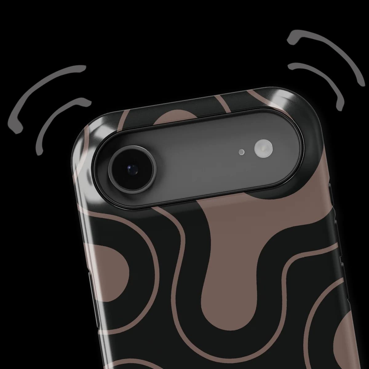 Motion Flow - Wander Lines - Black/Grey for iPhone 17 Air