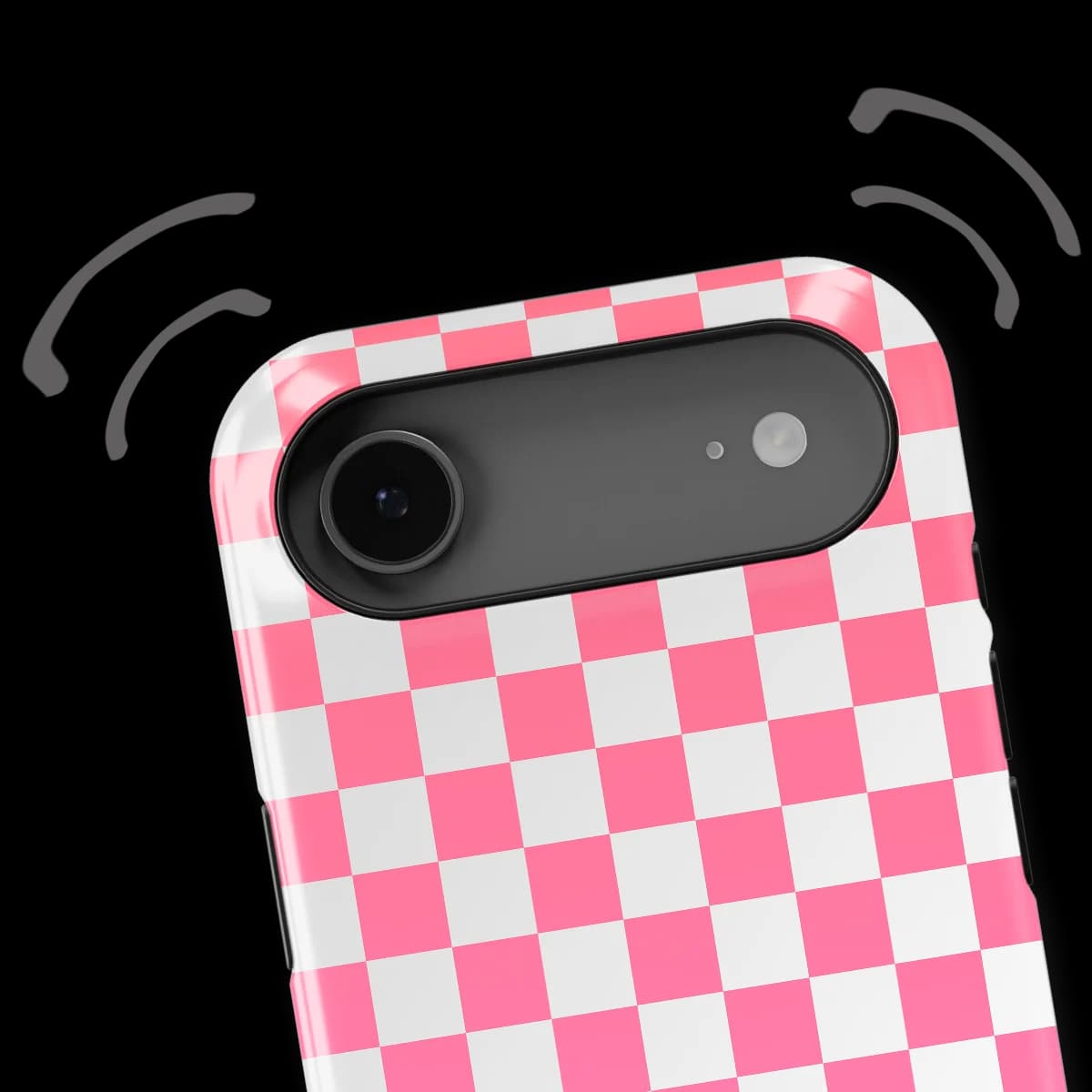Tiny Squares - Pink Pop Grid - Pink/White/Multicolor for iPhone 17 Air