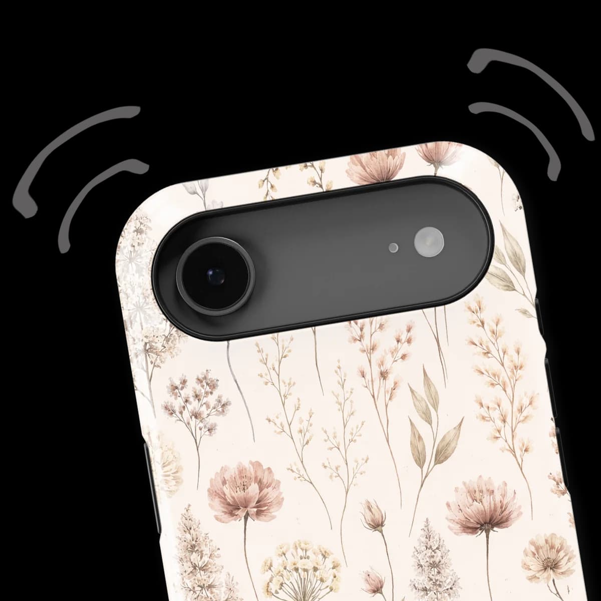 Watercolor Flowers - Beige Bloom - Beige/Brown for iPhone 17 Air