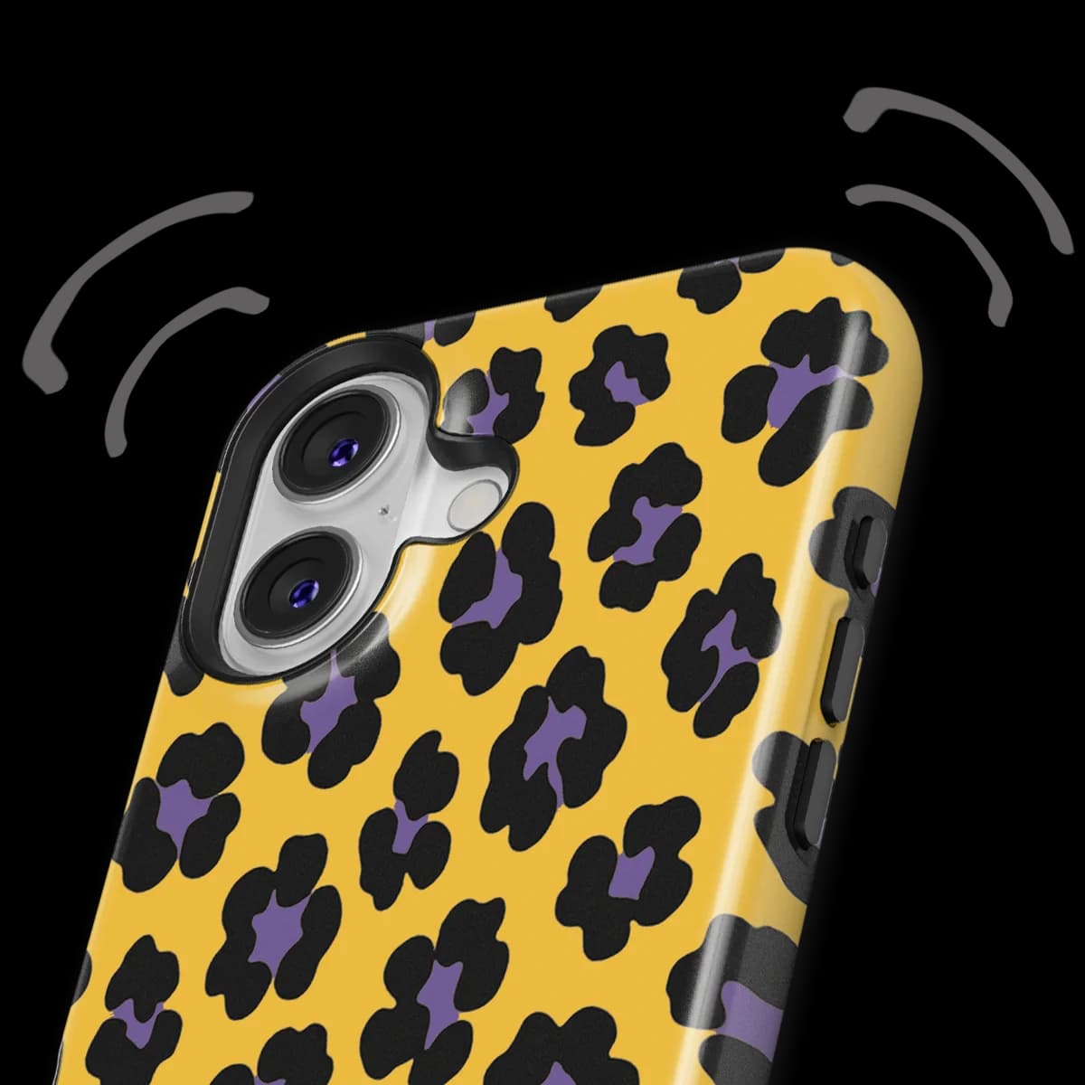 Animals - Wild Electric - Purple/Yellow for iPhone 17