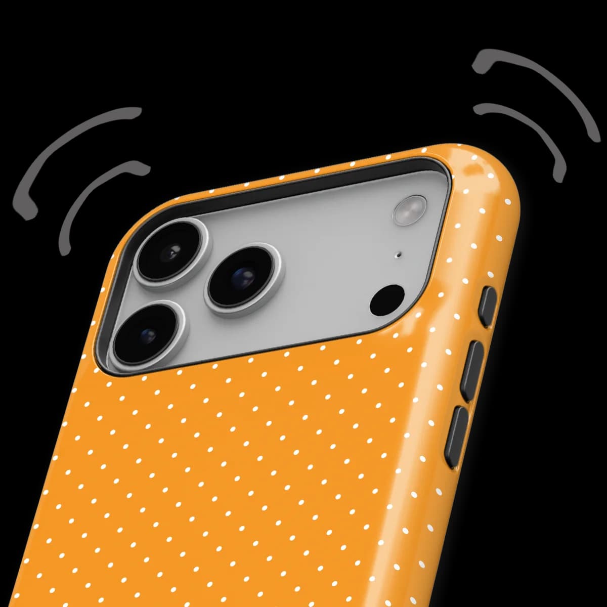Micro Polka - Golden Glow - Yellow for iPhone 17 Pro