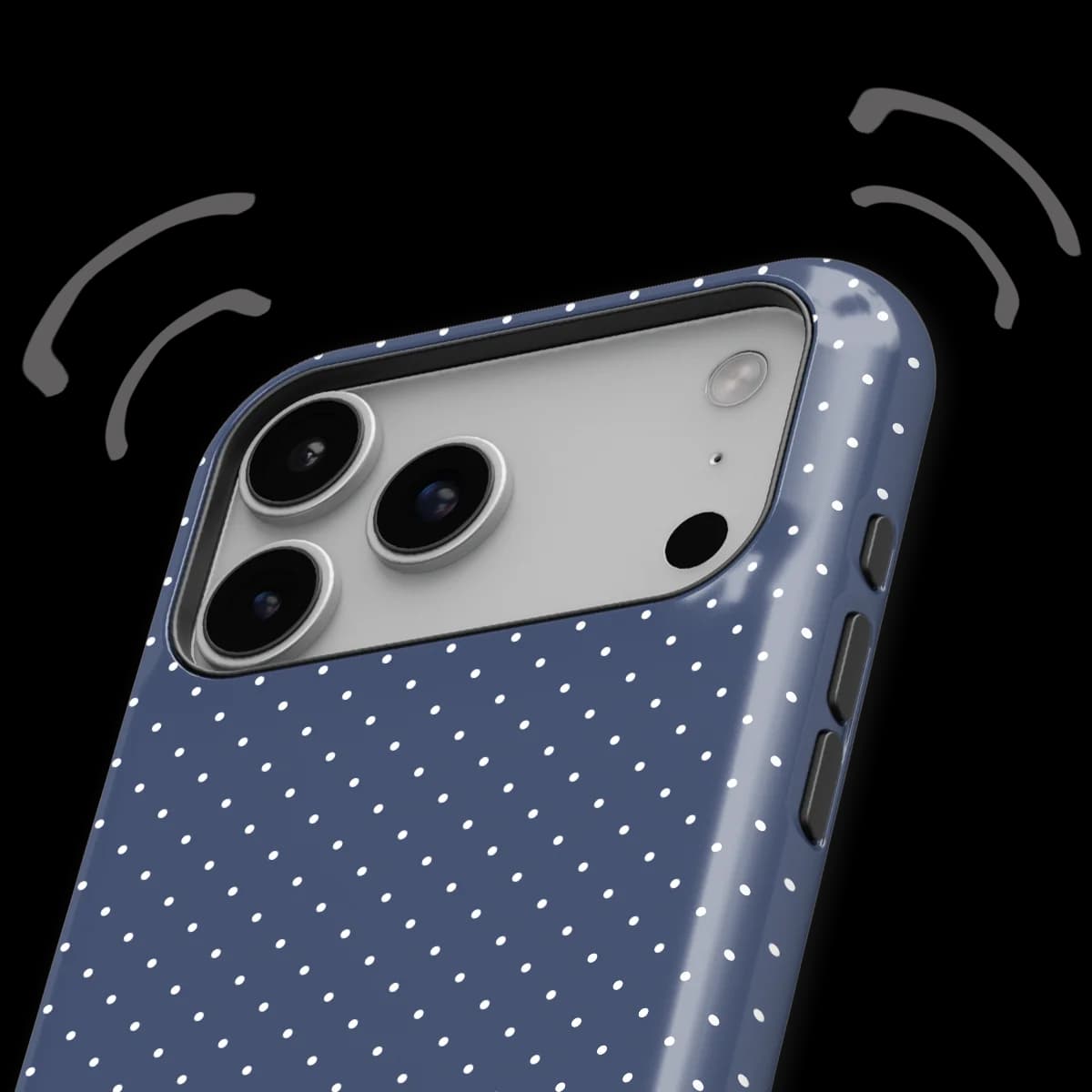 Micro Polka - Indigo Spark - Blue for iPhone 17 Pro