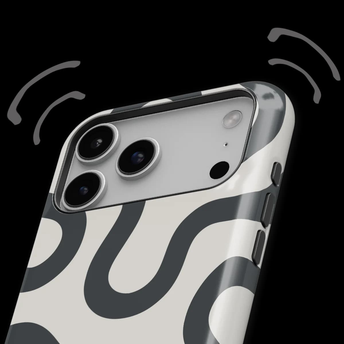 Motion Flow - Graphite Glide - White/Grey for iPhone 17 Pro