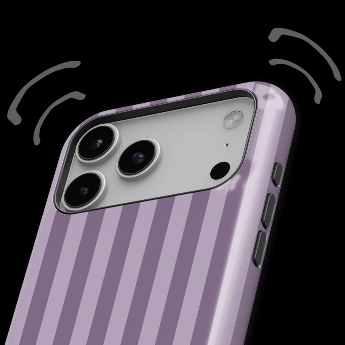 Stripes - Lavender Beam - Purple for iPhone 17 Pro