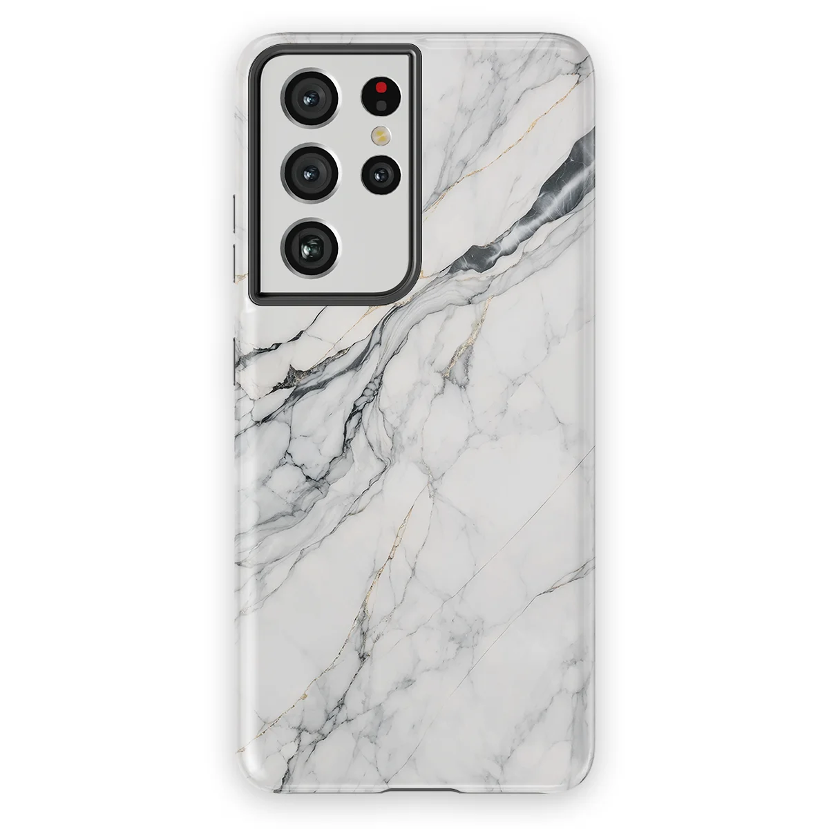 Marble Moods - Classic White Marble - White for Galaxy S21 Ultra