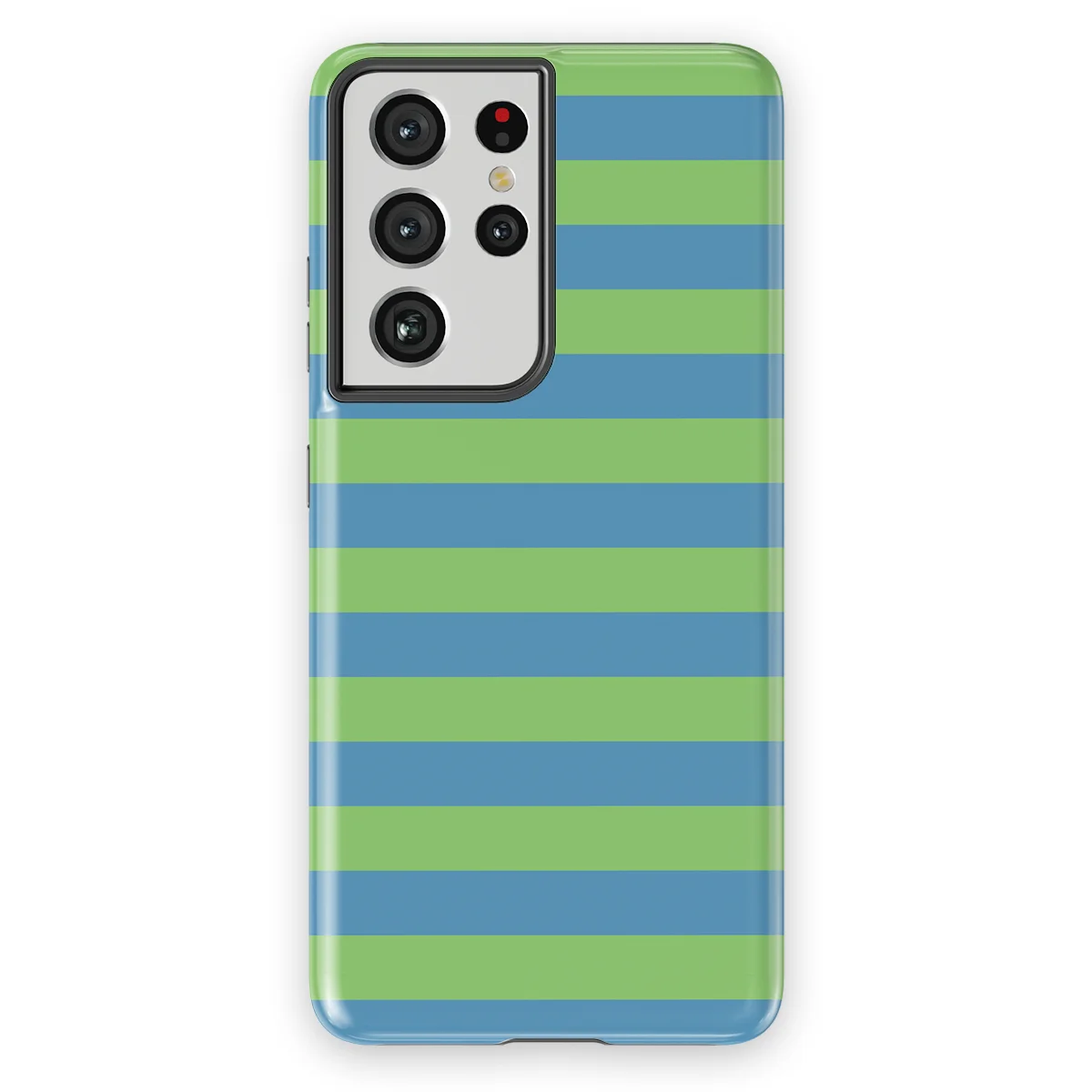 Studio Stripes - Blue Breeze - Blue/Green/Multicolor case for Galaxy S21 Ultra - Image 1
