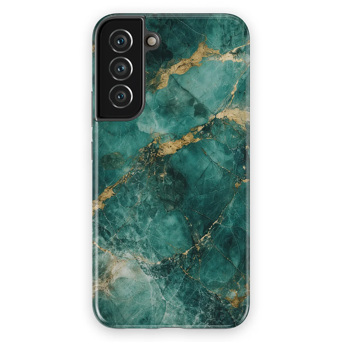 Marble Moods - Emerald Tide Marble - Green case for Galaxy S22 Plus - Image 1
