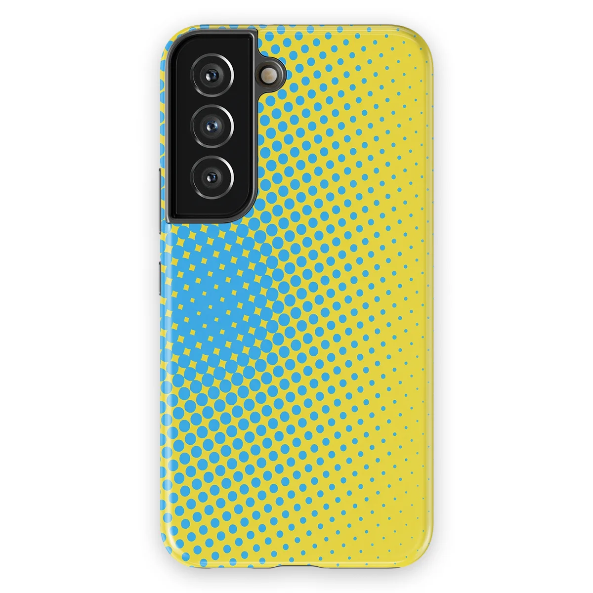 Color Burst - Lemon Pop - Yellow/Blue/Multicolor case for Galaxy S22 - Image 1