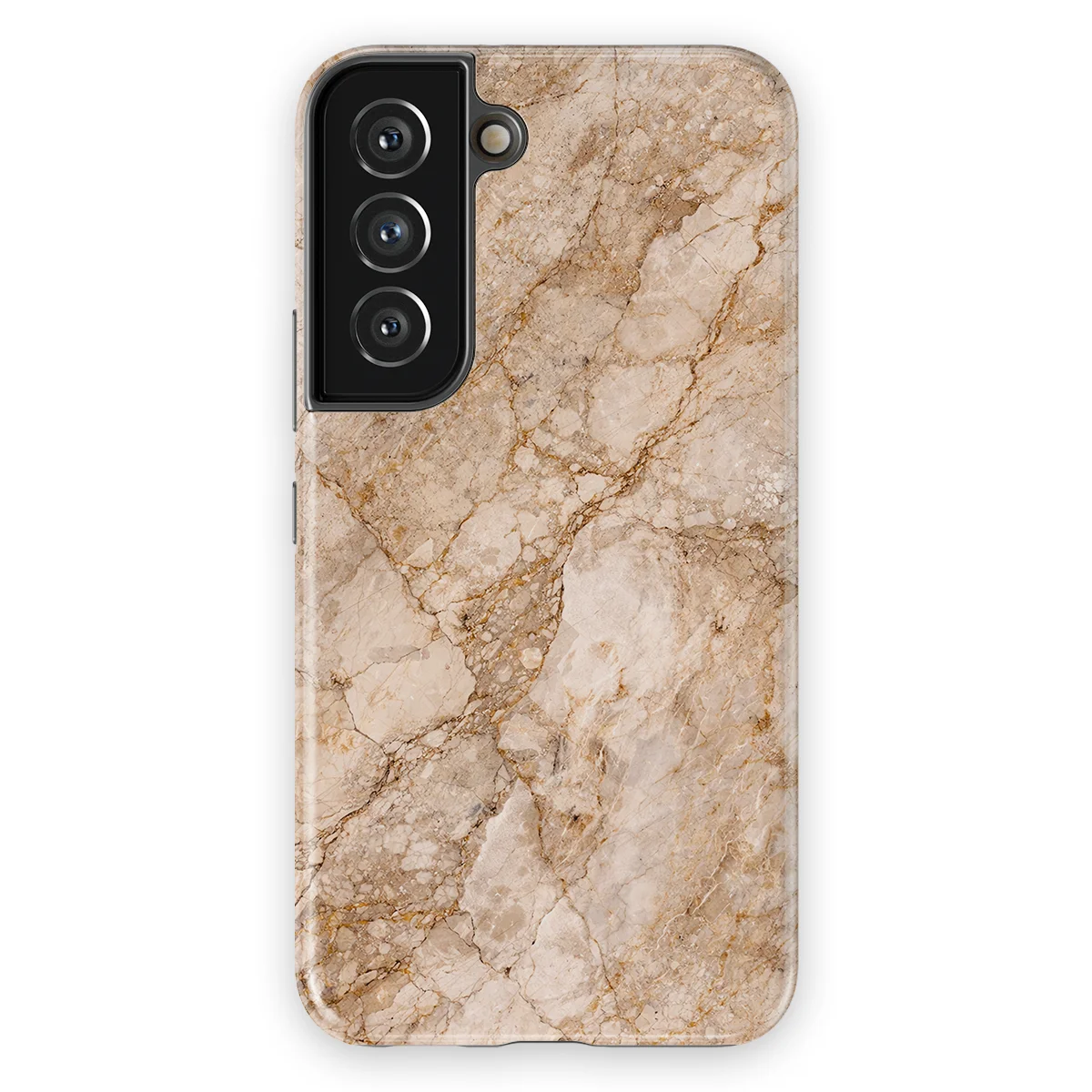 Marble Moods - Champagne Marble - Brown case for Galaxy S22 - Image 1