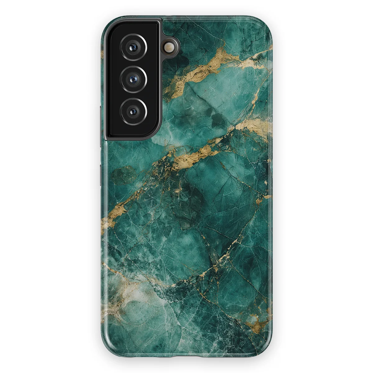 Marble Moods - Emerald Tide Marble - Green case for Galaxy S22 - Image 1