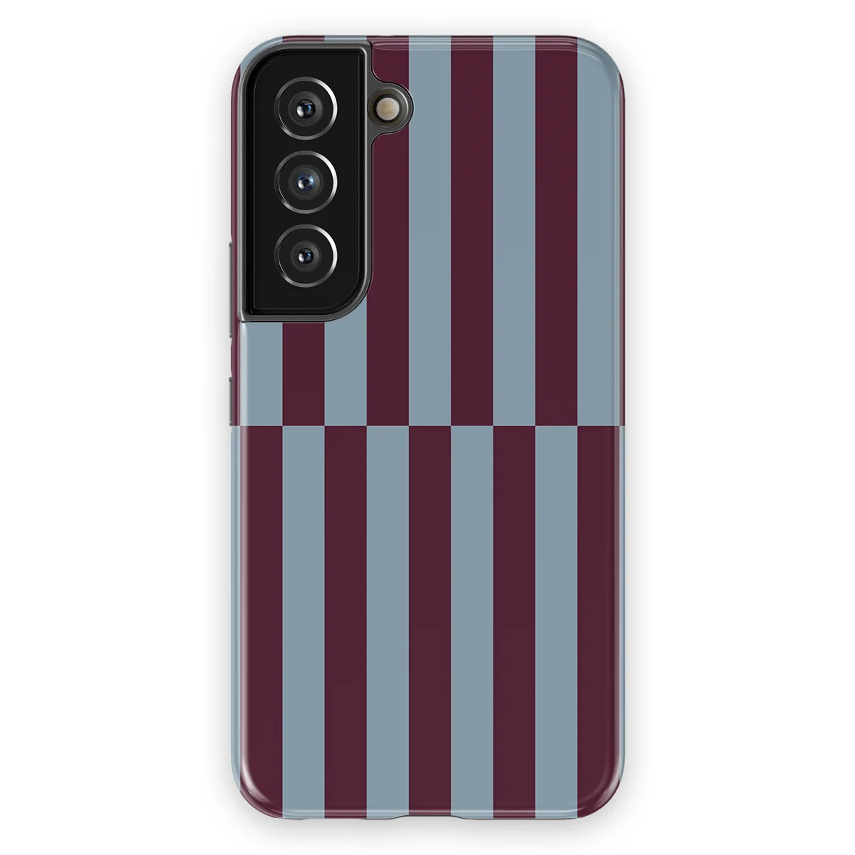 Offset Stripe - Merlot Mist - Blue/Purple/Multicolor case for Galaxy S22 - Image 1