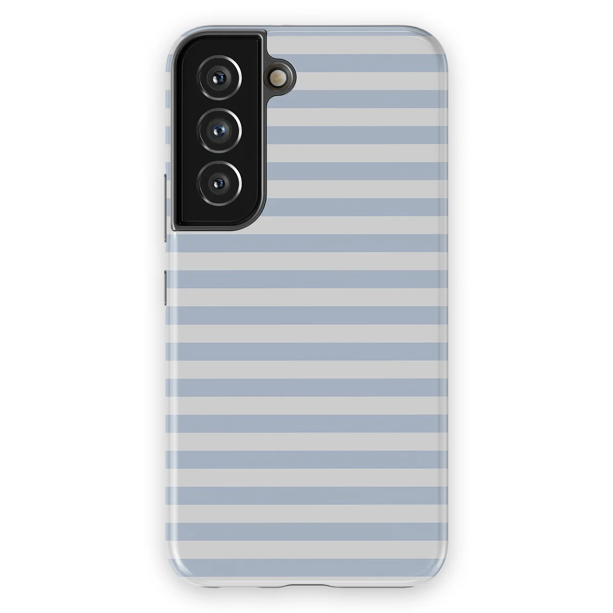 Studio Stripes - Frost Blue - Blue/Grey case for Galaxy S22 - Image 1
