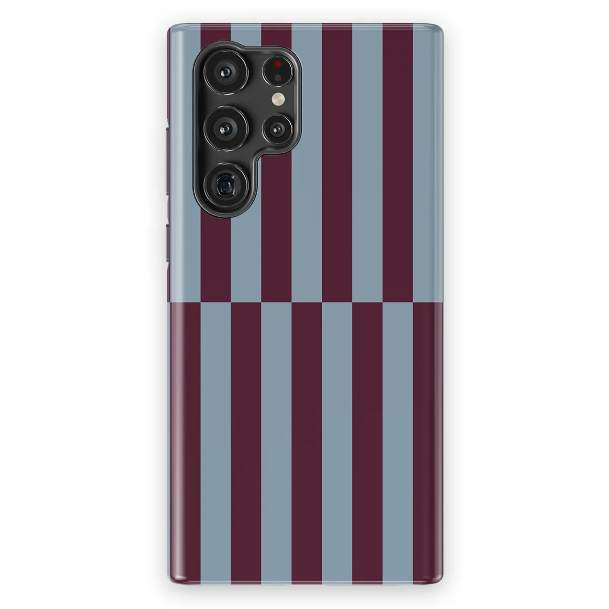 Offset Stripe - Merlot Mist - Blue/Purple/Multicolor case for Galaxy S22 Ultra - Image 1