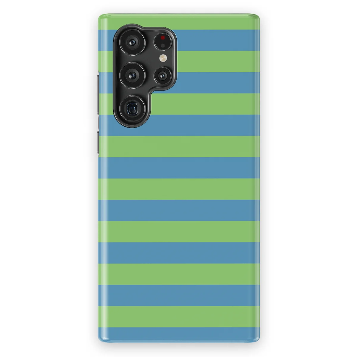 Studio Stripes - Blue Breeze - Blue/Green/Multicolor case for Galaxy S22 Ultra - Image 1