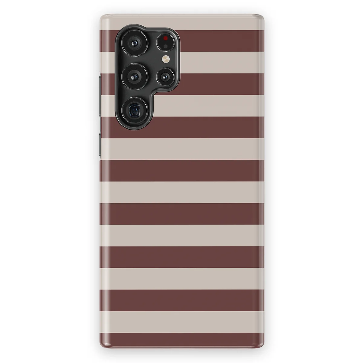 Studio Stripes - Mocha Mist - Brown/Grey/Multicolor case for Galaxy S22 Ultra - Image 1