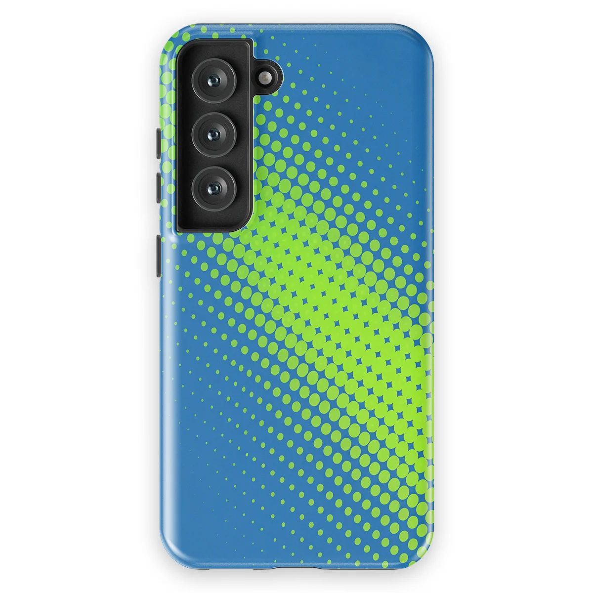 Color Burst - Blue Pulse - Blue/Green/Multicolor case for Galaxy S23 FE - Image 1