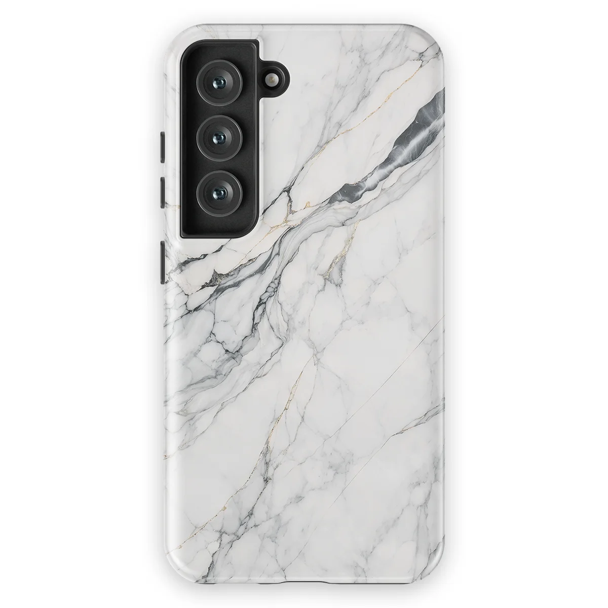 Marble Moods - Classic White Marble - White case for Galaxy S23 FE - Image 1