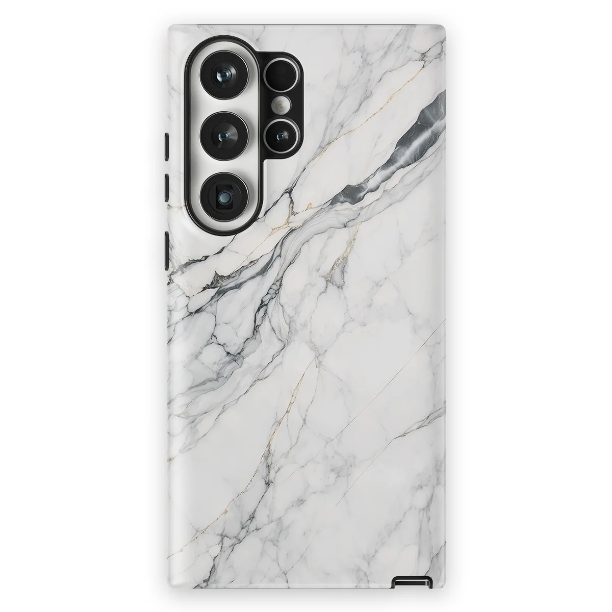 Marble Moods - Classic White Marble - White for Galaxy S23 Ultra