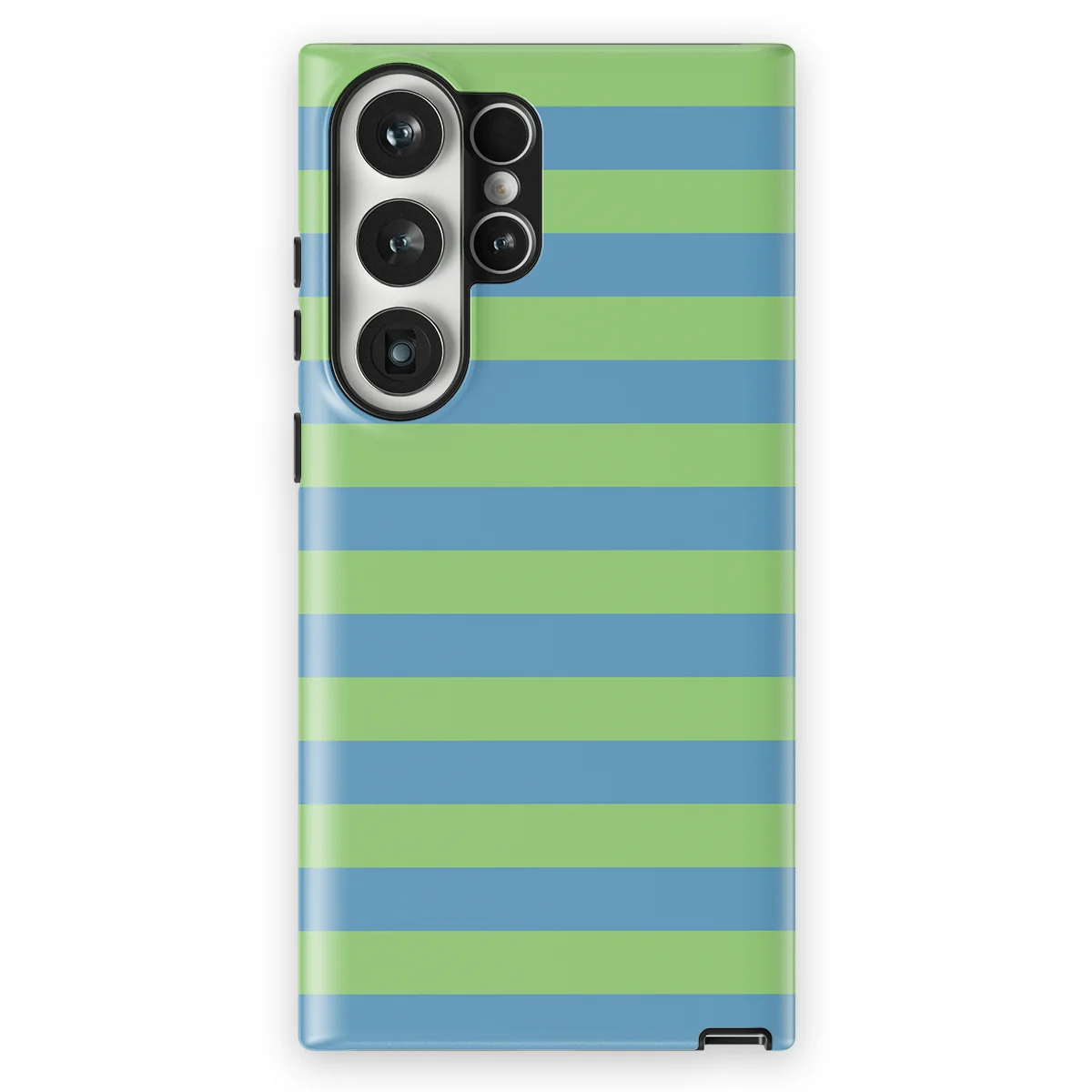 Studio Stripes - Blue Breeze - Blue/Green/Multicolor case for Galaxy S23 Ultra - Image 1