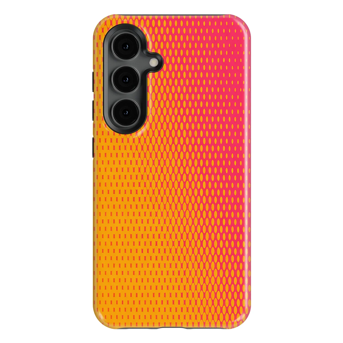 Color Burst - Neon Mango - Orange/Pink/Multicolor case for Galaxy S24 FE - Image 1