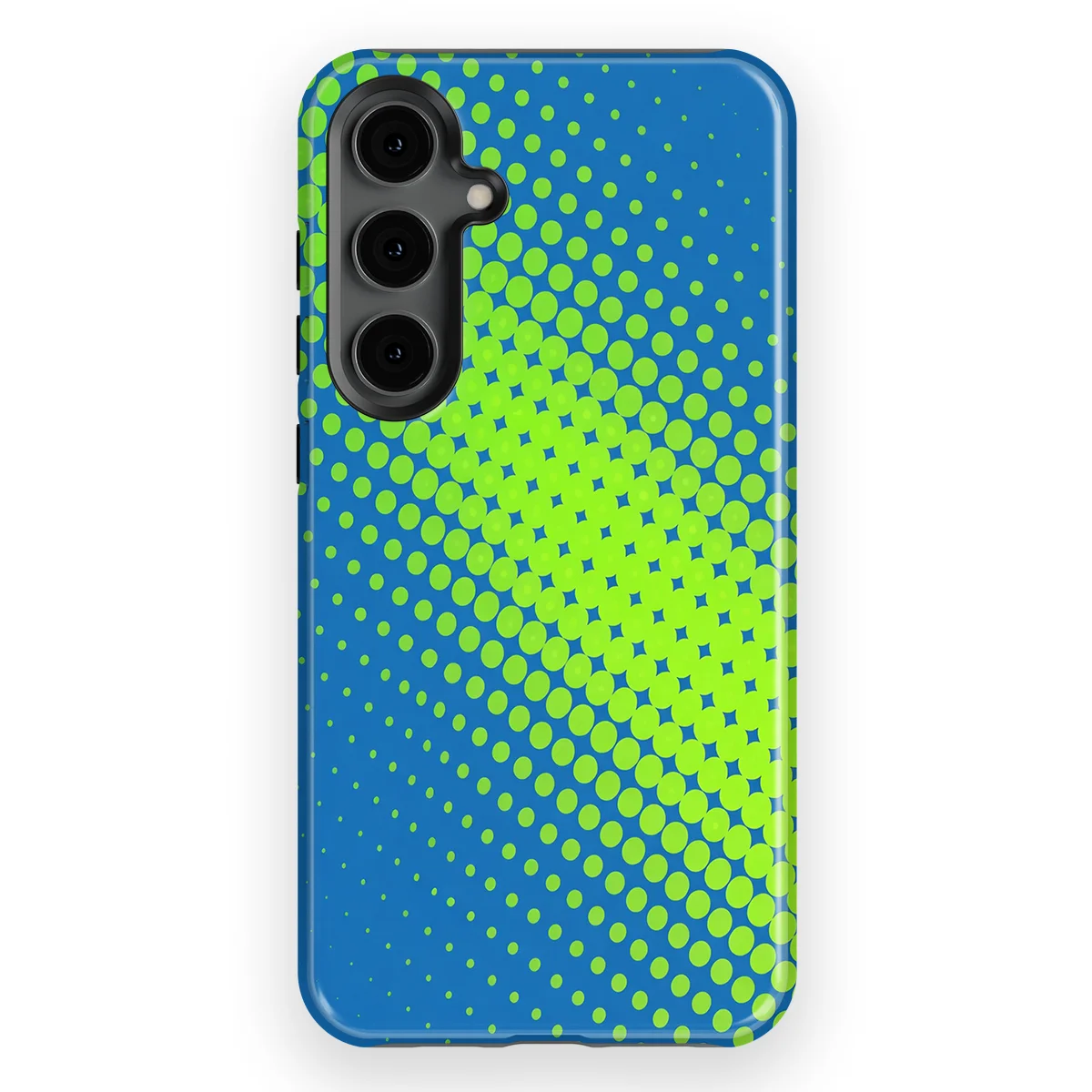 Color Burst - Blue Pulse - Blue/Green/Multicolor for Galaxy S24 Plus