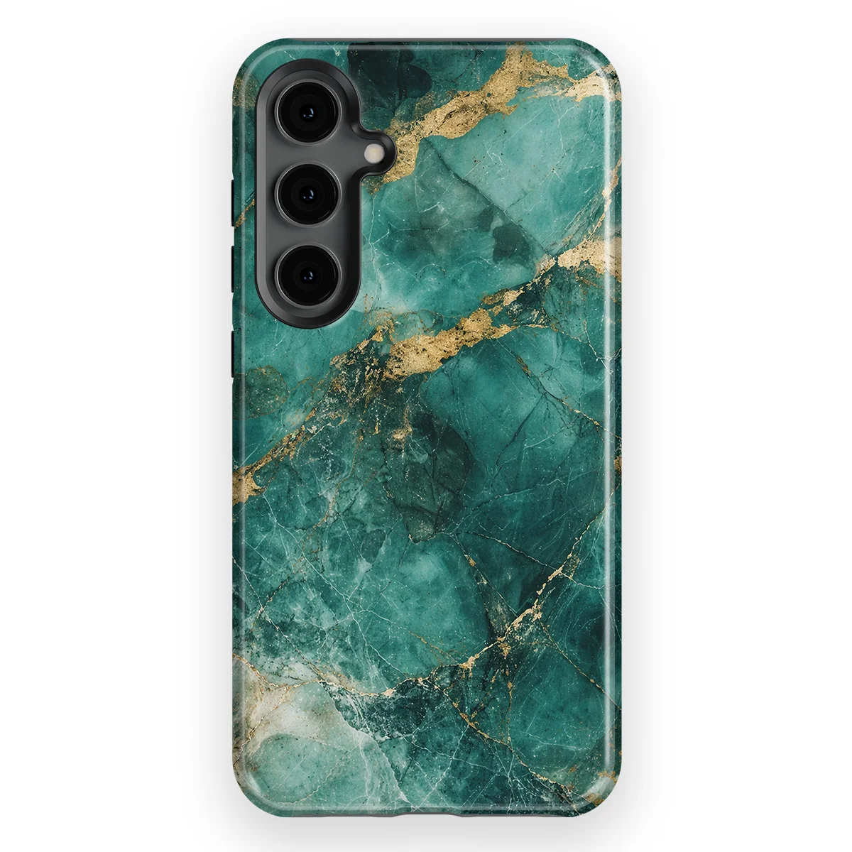 Marble Moods - Emerald Tide Marble - Green case for Galaxy S24 Plus - Image 1